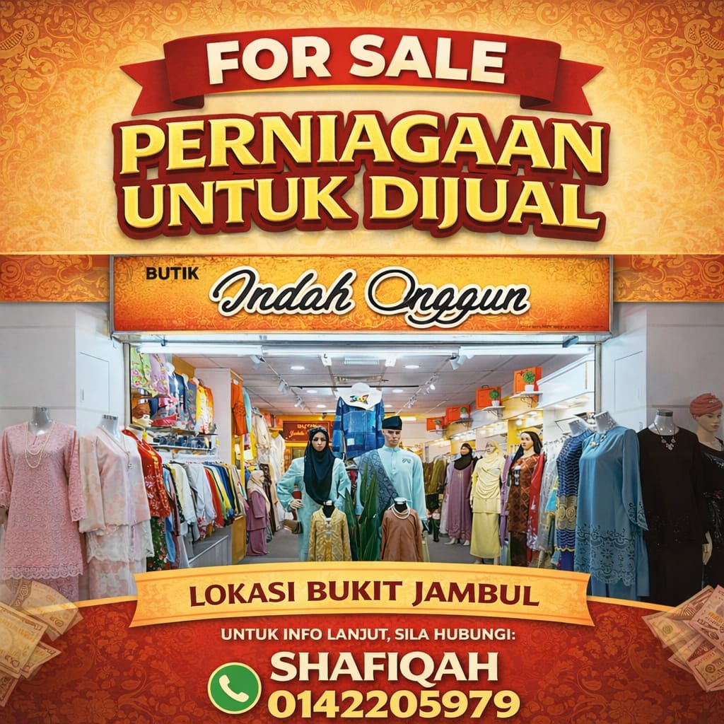 Butik utk dilepaskan