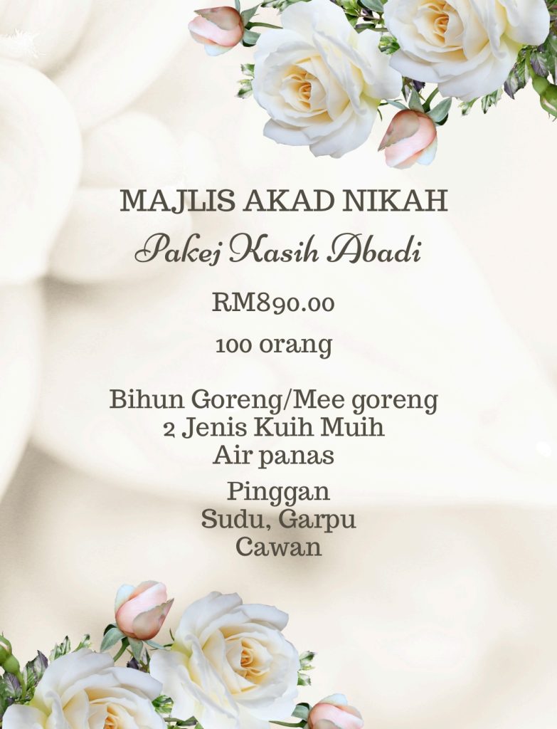Pakej kasih abadi (100 org)