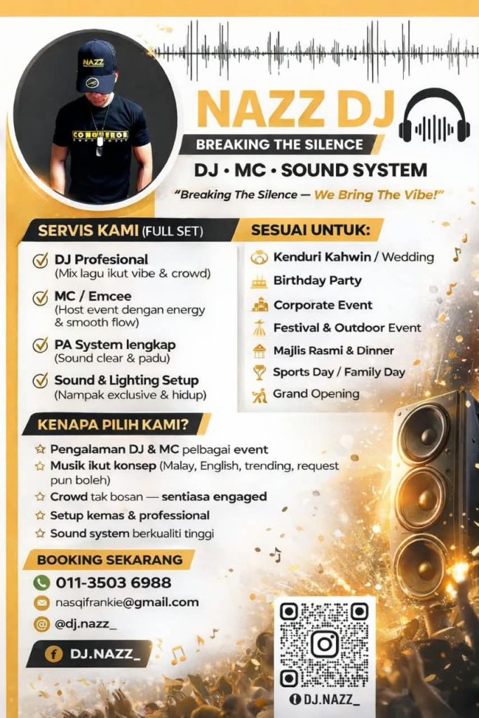MC/DJ & PA SISTEM*